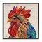 Stupell Industries Bold Patterned Rooster Framed Giclee, design by Lisa Morales